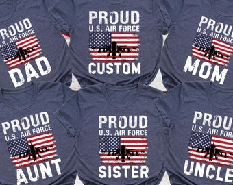 Custom Air Force T-Shirt – Military Family Graduation Gift