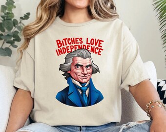Funny Thomas Jefferson 4th of July Tee: Patriotic USA Gift