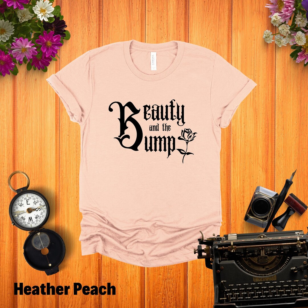 Beauty and the Bump Shirt Funny Pregnancy Shirt Pregnancy Etsy