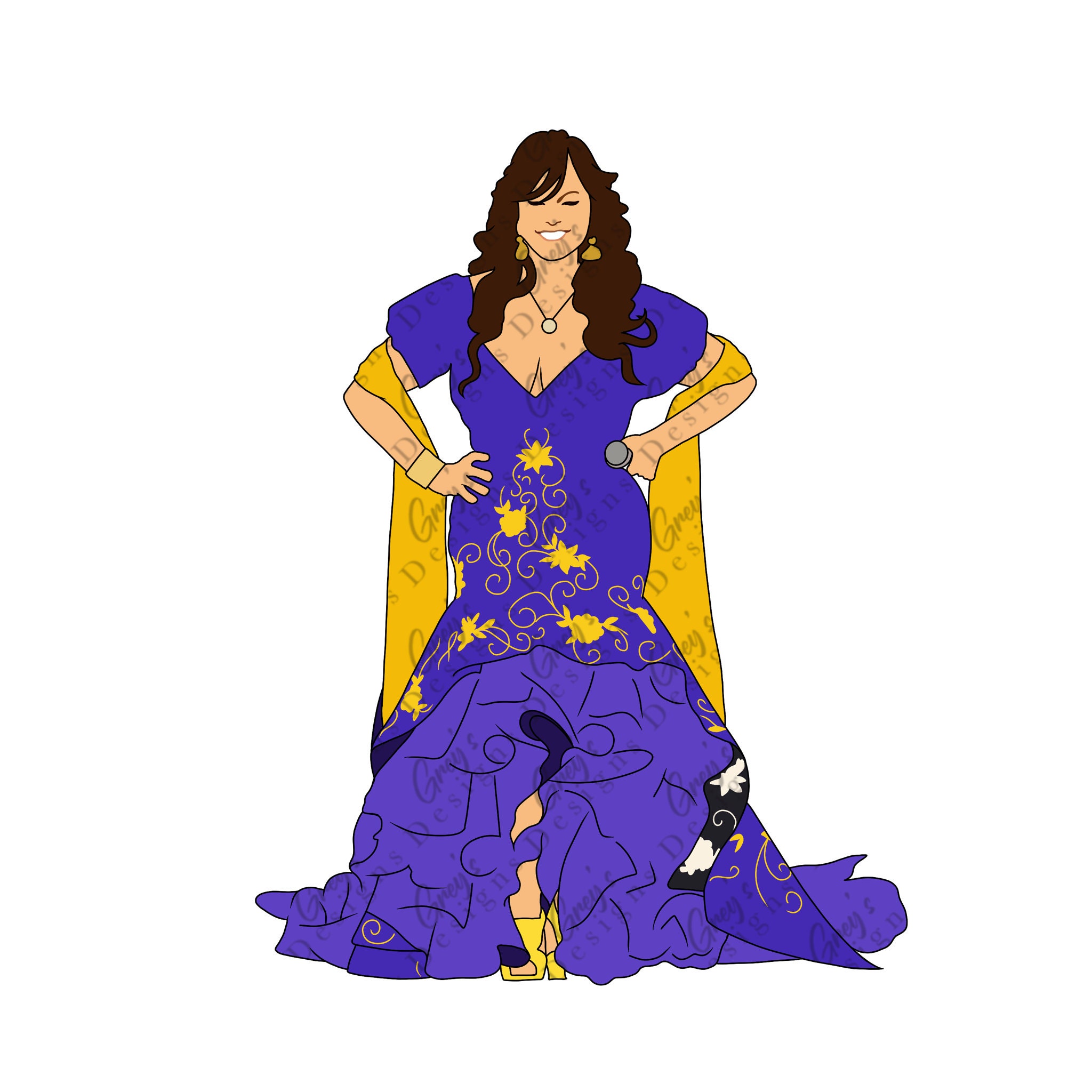 Jenni Rivera PNG Etsy