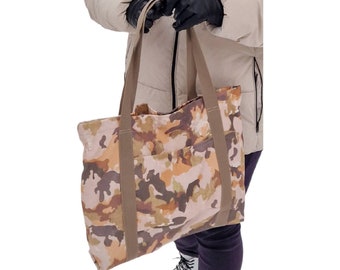 Cotton canvas tote bag, Eco bag for women, Shopping bag, Reusable grocery bag, Market roomy bag, Stylish Shoulder Bag, Top Handle Bag