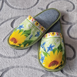 Katoenen pantoffels voor dames, linnen gastenpantoffels, reispantoffels, biologische antislippantoffels, wasbaar schoeisel voor binnen, eco-hotelpantoffels