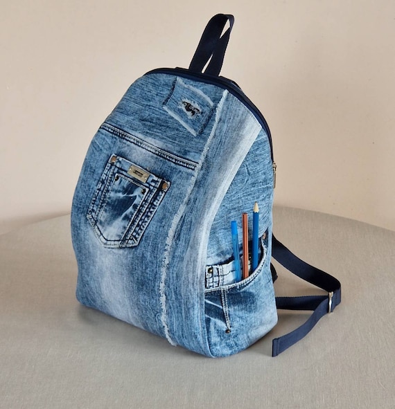 Jean Medium Purse Navy Jean Medium Purse Navy