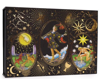 Tarot con lámina dorada - Que comience la magia - Set de regalo
