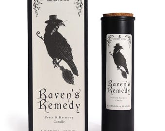 Velas rituales de brujas antiguas - Remedio del Cuervo