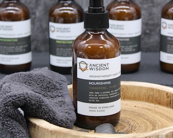 Loción corporal o para manos de mandarina, ylang-ylang y pachulí, 250 ml.