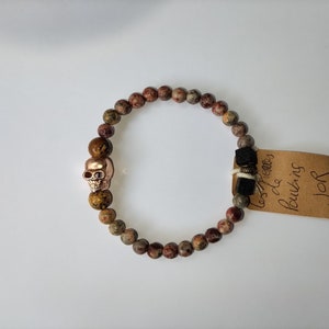 semi-precious pearl bracelet
