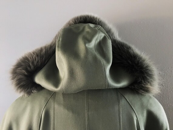 Vintage Designer Albert Nipon 1990's Virgin Wool … - image 4