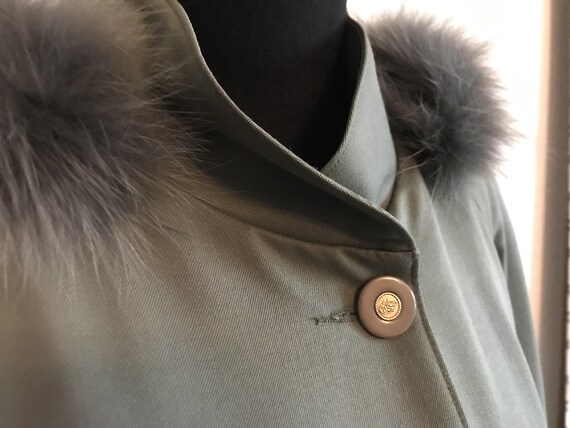 Vintage Designer Albert Nipon 1990's Virgin Wool … - image 5