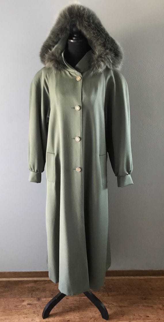 Vintage Designer Albert Nipon 1990's Virgin Wool … - image 2