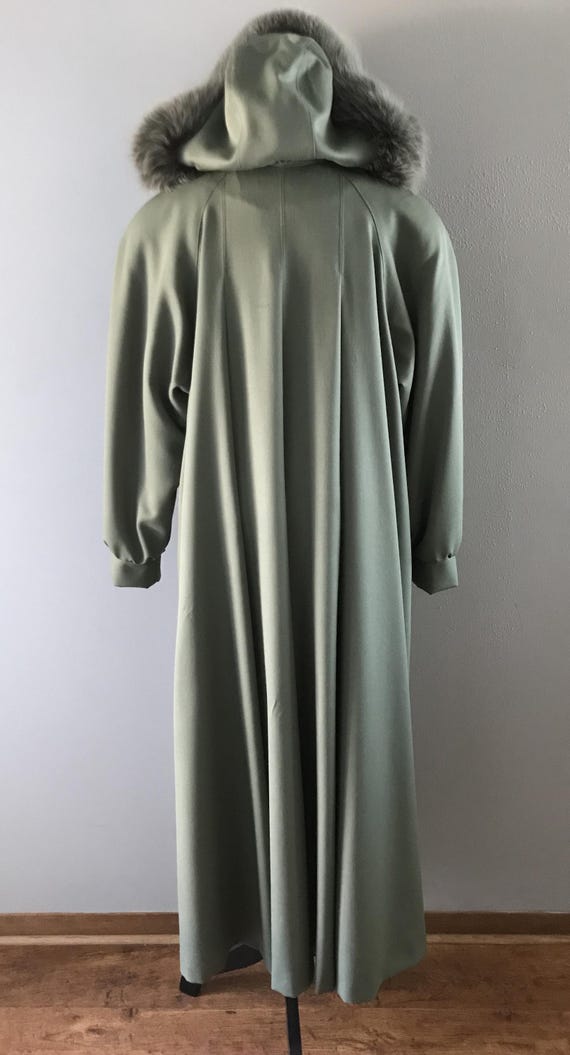 Vintage Designer Albert Nipon 1990's Virgin Wool … - image 3