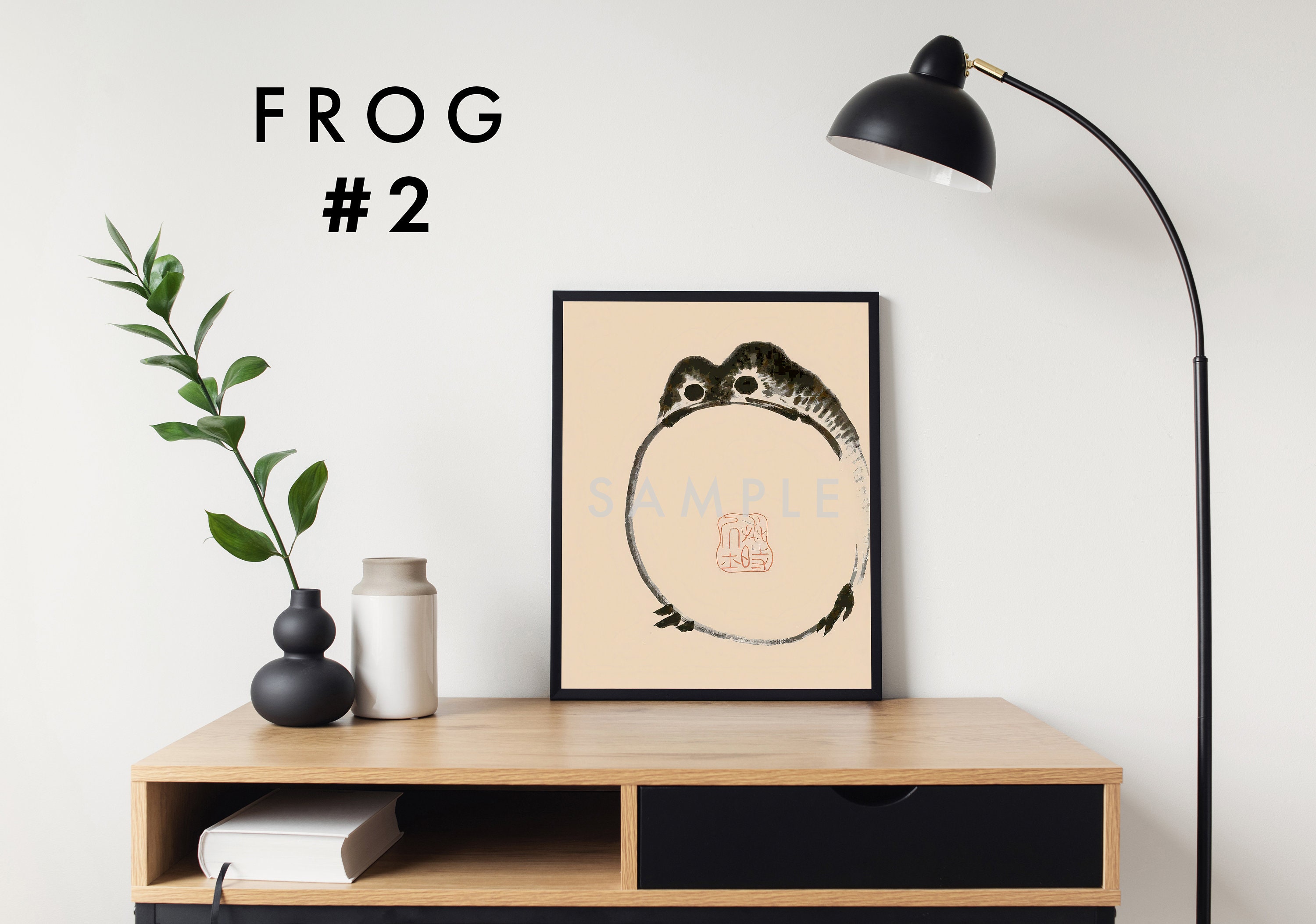 Matsumoto Hoji Frogs Set of 3 Prints Gallery Poster Wall Art Etsy