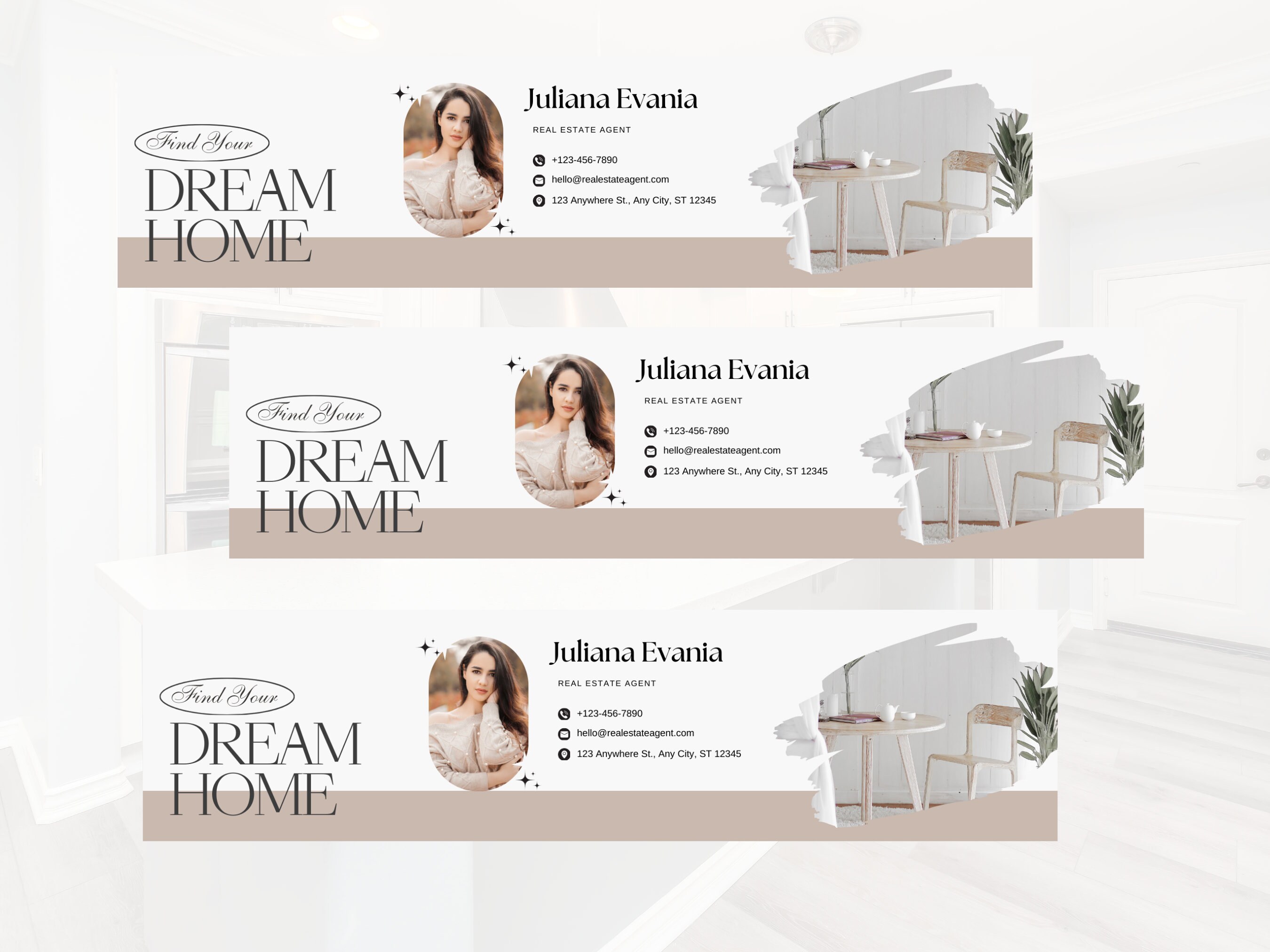 Real Estate Label Real Estate Water Bottle Label | Open House Bottle Label Template ...