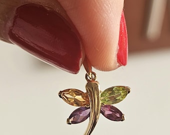 Pendentif Vintage En Or 18k (18 Carats) En Forme De Fer à Cheval Décoré - Occasion