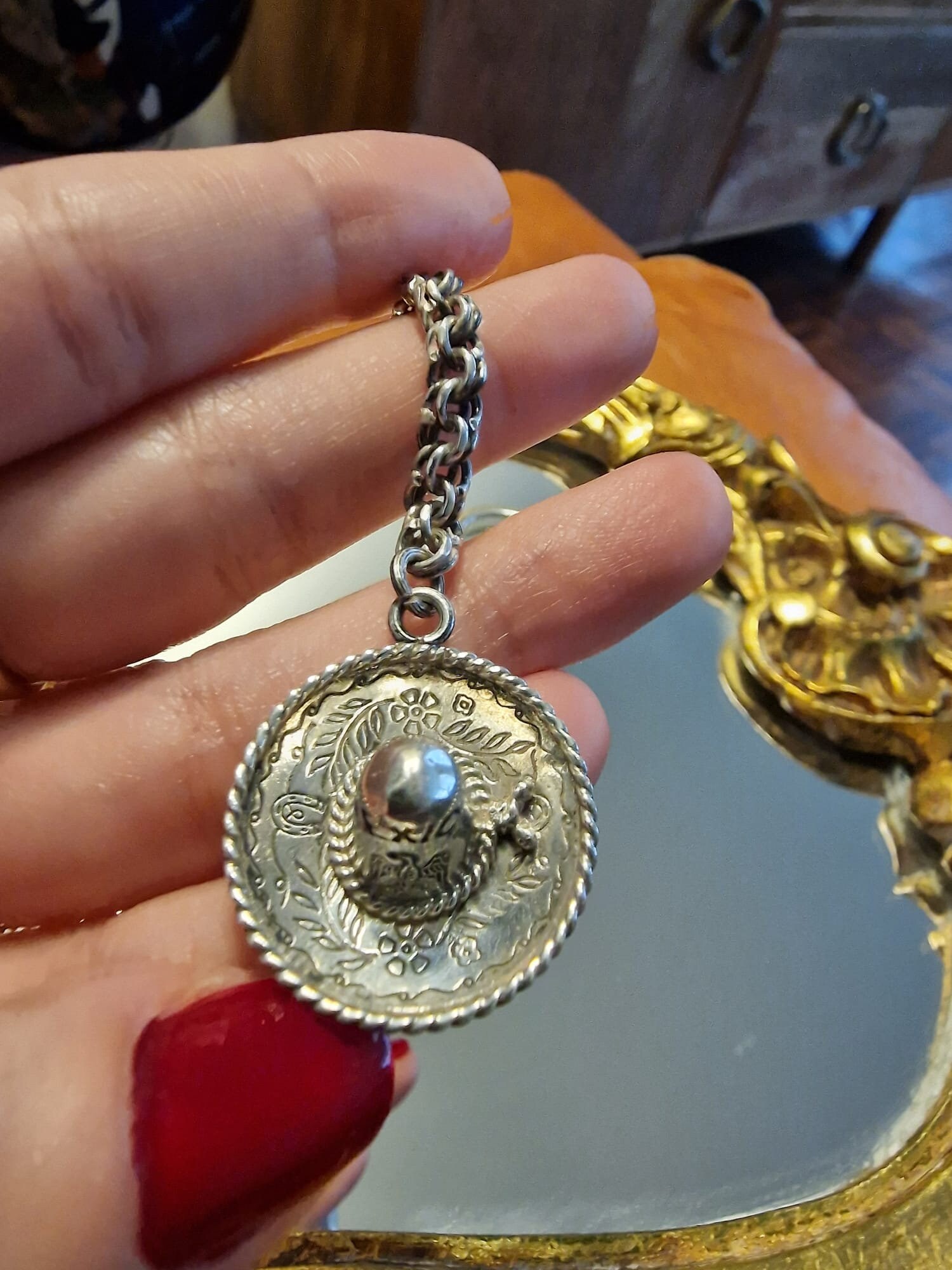 SUPERBE RARE TOP ! PORTE-CLES VINTAGE Key ring - MYDA - MAROC