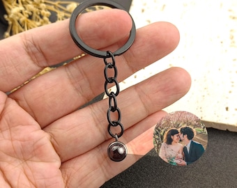 Personalized Photo Projection Keychain • Personalized Memory Photo Keychain • Custom Picture Keychain • Gift For Her