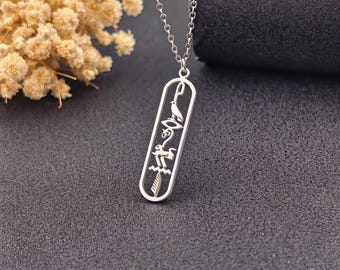 Egypt Custom Name Jewelry • Custom Egyptian Hieroglyphic  Necklace • Ancient Egyptian Necklace • Christmas Gift