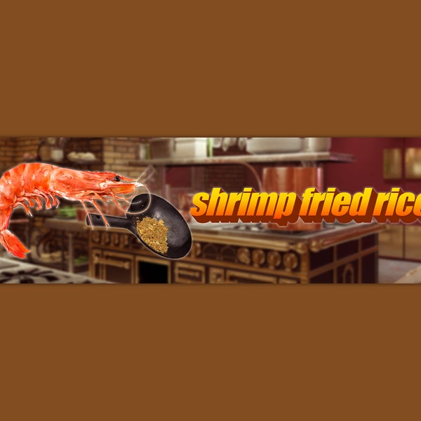 Shrimp Fried Rice Funny Meme Bumper Sticker & Car Magnet