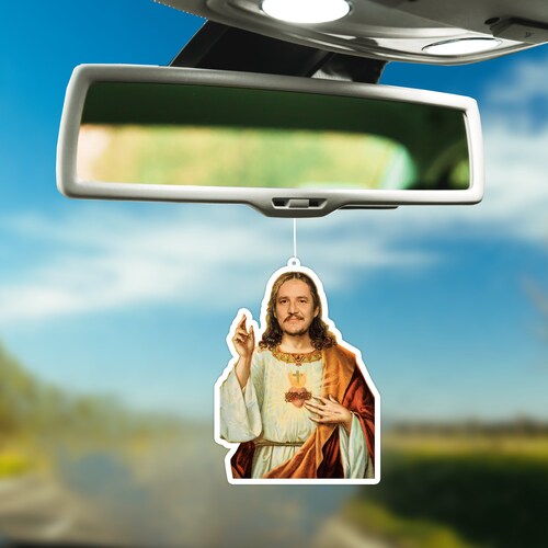 Pedro Pascal Funny Gift Hanging Air Freshener for Car Decor Etsy