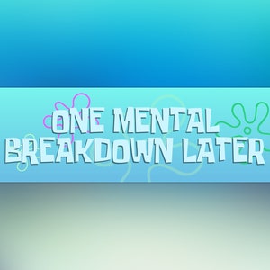 One Mental Breakdown Later Funny Meme Bumper Sticker & Car Magnet