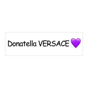 Donatella Versace TikTok Funny Unhinged Meme Bumper Sticker & Car Magnet