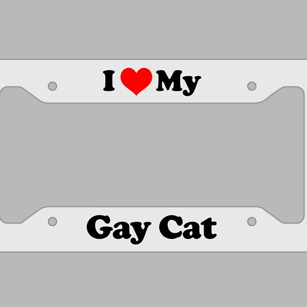 Gay License Plate Frame Etsy