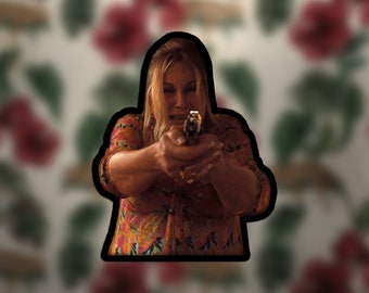 Jennifer Coolidge &quot;These Gays They&#39;re Trying to Murder Me&quot; Bumper, Laptop, Water Sticker & Refrigerator, Car Magnet
