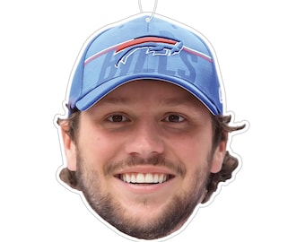 Ambientador Josh Allen para amantes del fútbol, adorno colgante para coche