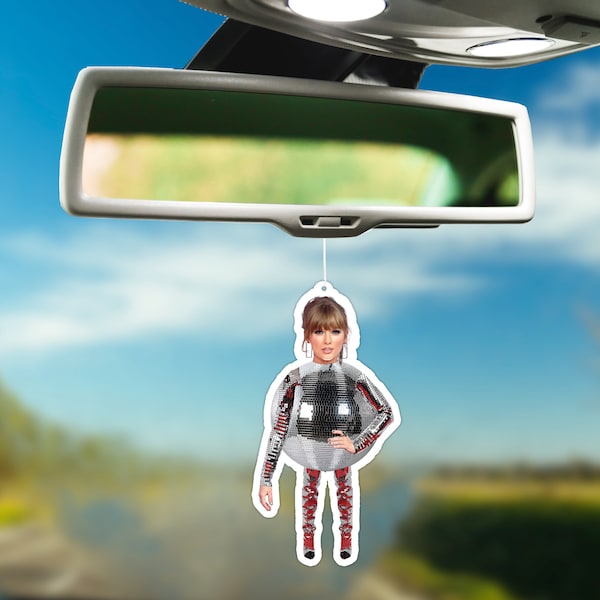 Ambientador colgante de regalo divertido Mirrorball para decoración de coche