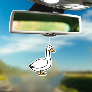 Silly Goose Funny Gift Hanging Air Freshener for Car Decor