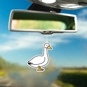 Silly Goose Funny Gift Hanging Air Freshener for Car Decor