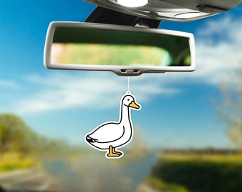 Lustiger Auto-Lufterfrischer mit Gänsemotiv zum Aufhängen