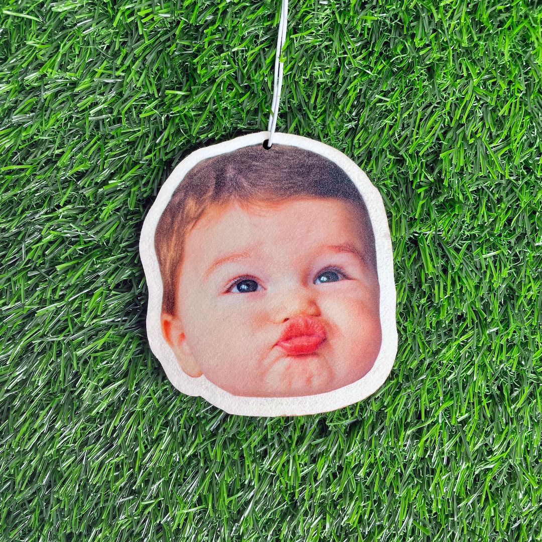 Custom Air Freshener From Photo, Baby Air Freshener, Cute Car