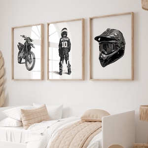 Printable Motocross Prints Dirt Bike Prints Motorcycle Print, Motocross Wall Art, Dirt Bike Wall Art, Boys Bedroom Decor, Motocross Posters