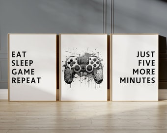 Custom Gaming Posters, Games Room Wall Art, Boys Bedroom Decor, Gaming Poster, Games Poster Print, Gaming Prints, Gaming Room Decor