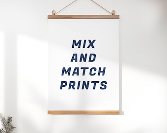 Custom Order Service for Mix and Match Prints