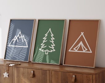 Adventure Nursery Prints: Woodland Forest Animals (Digital Download)