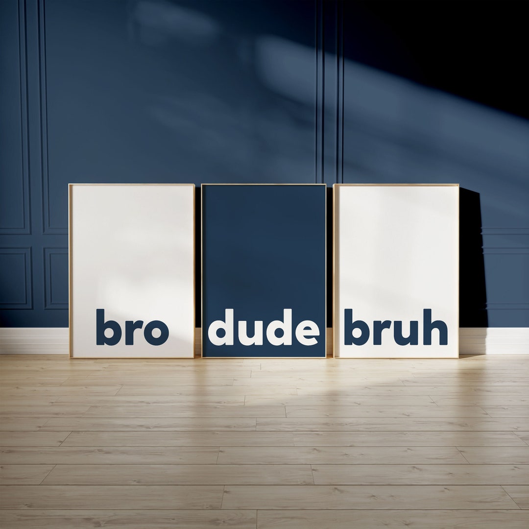 Navy Blue Boys Room Wall Art, Boys Bedroom Decor, Teen Bedroom Poster ...