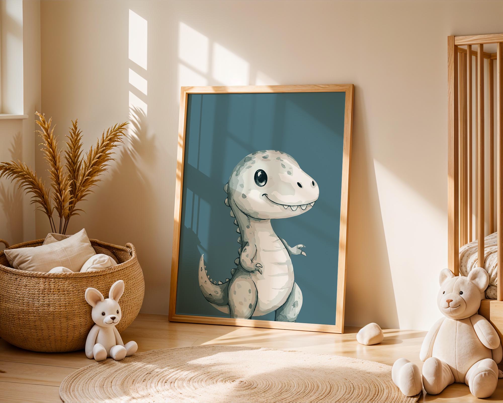 Dinosaur Nursery Prints: Set of 3 Boys Bedroom Decor (digital Download ...