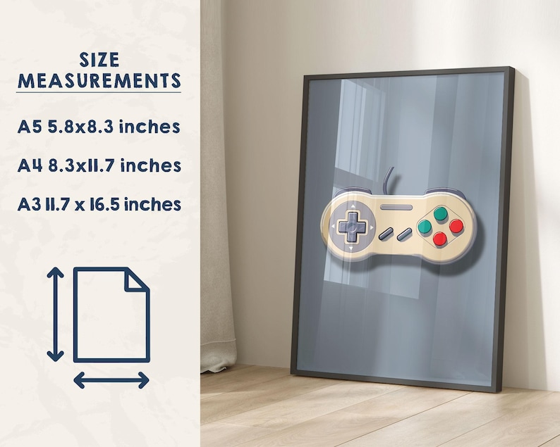 Retro Gaming Wall Art Prints, Set of 3 Vintage Gaming Wall Art, Gamer Wall Art, Boys Room Gamer Decor, Video Games Room Art, Gift for Gamer immagine 7