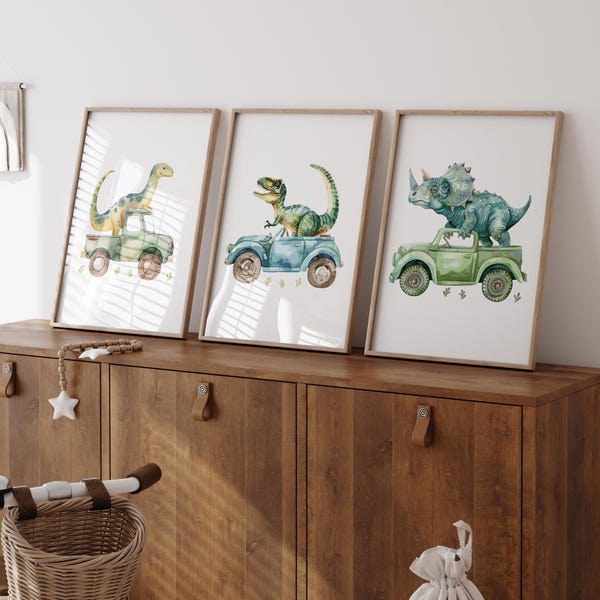 Dinosaur Wall Art - Etsy