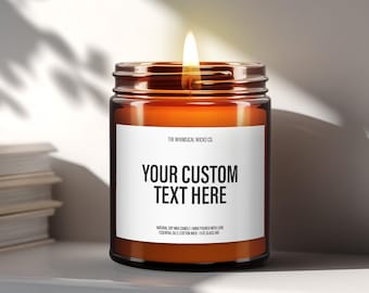 Custom Candle, Personalized Candle, Wedding Gifts, Unique Gifts, Personalized Home Decor Gifts, Self Care Gift, Couple Gift,Anniversary Gift
