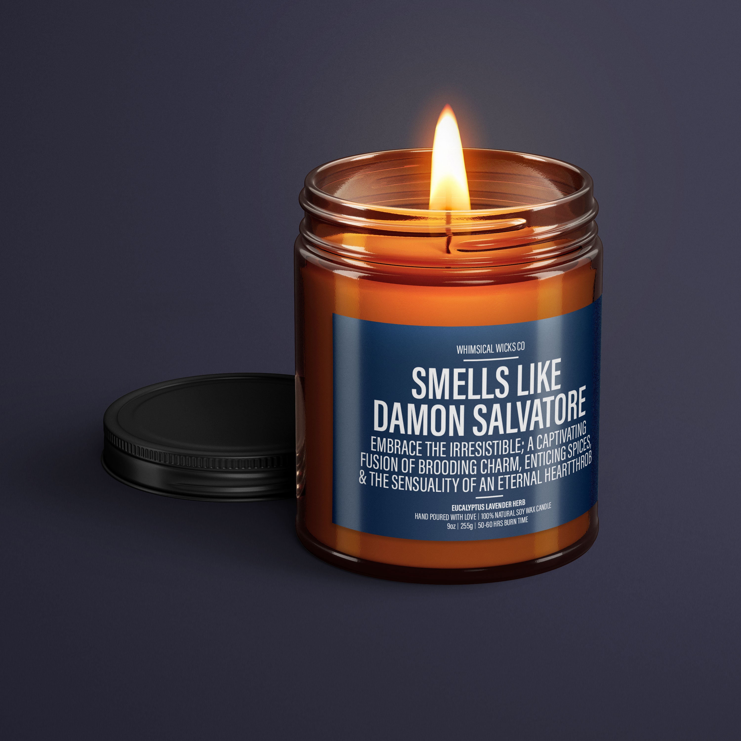 Smells Like Damon Salvatore Candle Unique Gift Idea Etsy