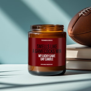 Smells Like A Gamecocks Win Candle | USC Game | College Sports Candle | South Carolina | SC Game Day Decor | Sport Themed Candle