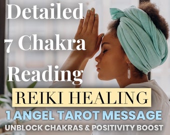 Remote 1 Hour REIKI Healing, 7 Chakra Reading & 1 Angel Card