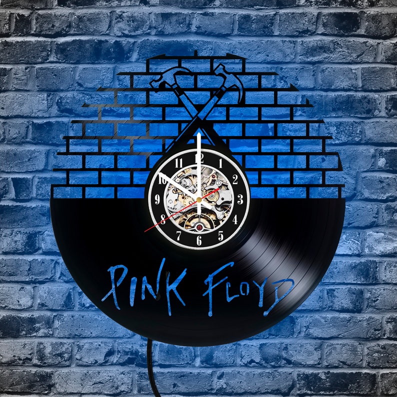 Pink Floyd Vinyl Record LP Clock Night Lamp Led Clock Etsy