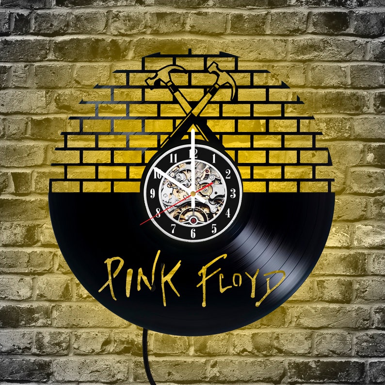 Pink Floyd Vinyl Record LP Clock Night Lamp Led Clock Etsy