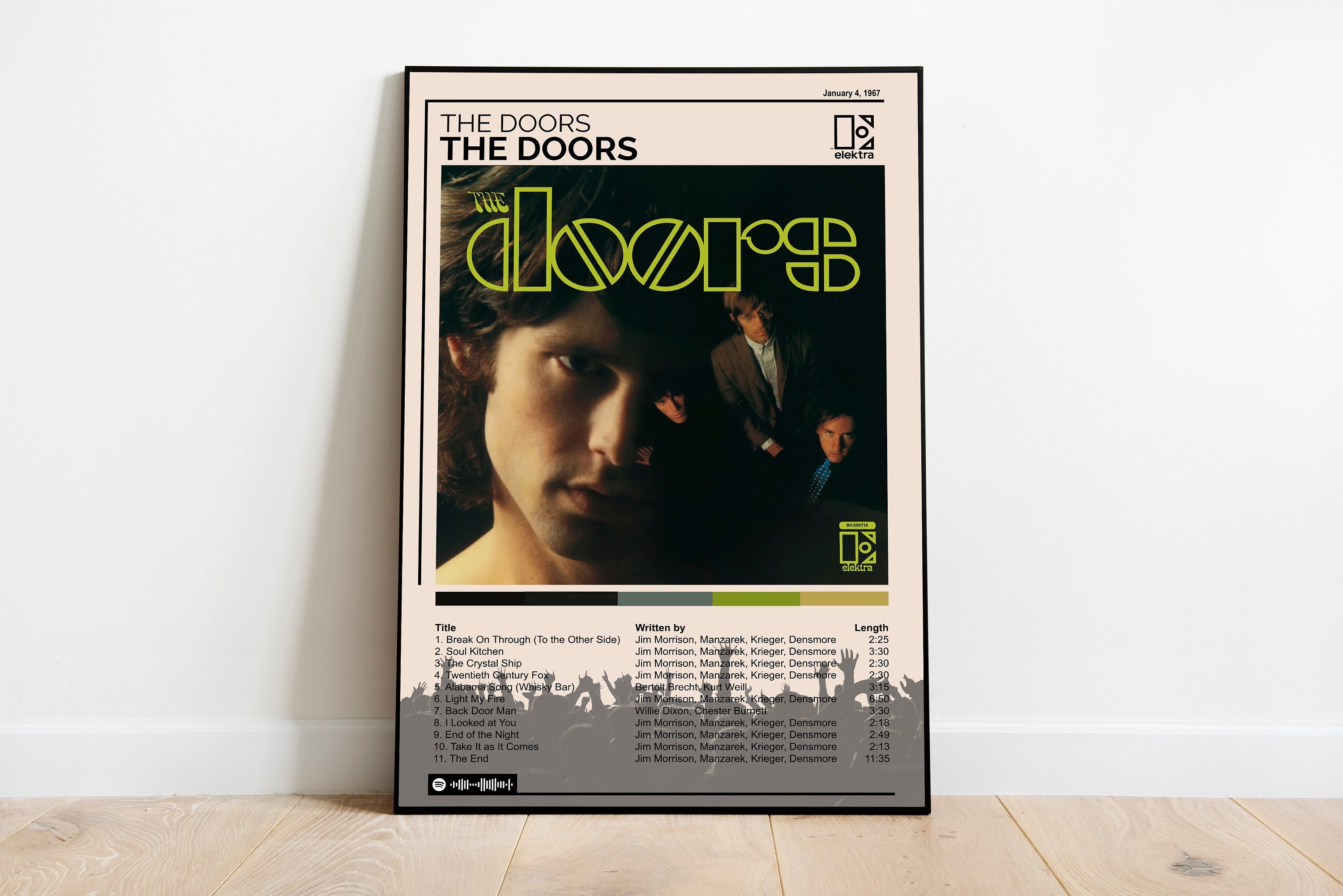 The Doors Poster | The Doors Digital Download (HQ) | The Doors Album ...
