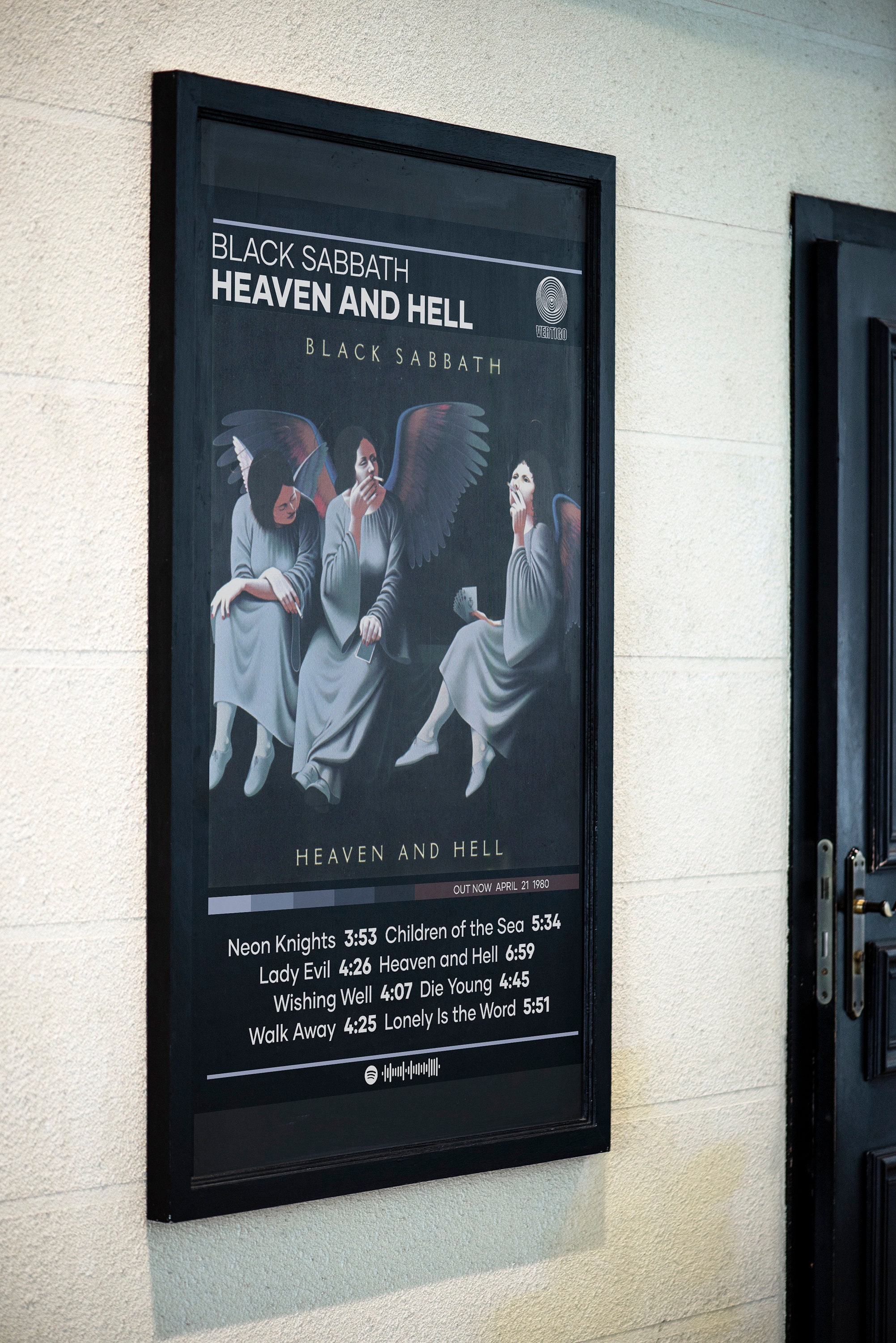 Discover Black Sabbath Poster | Heaven and Hell Poster |  Album Cover Poster