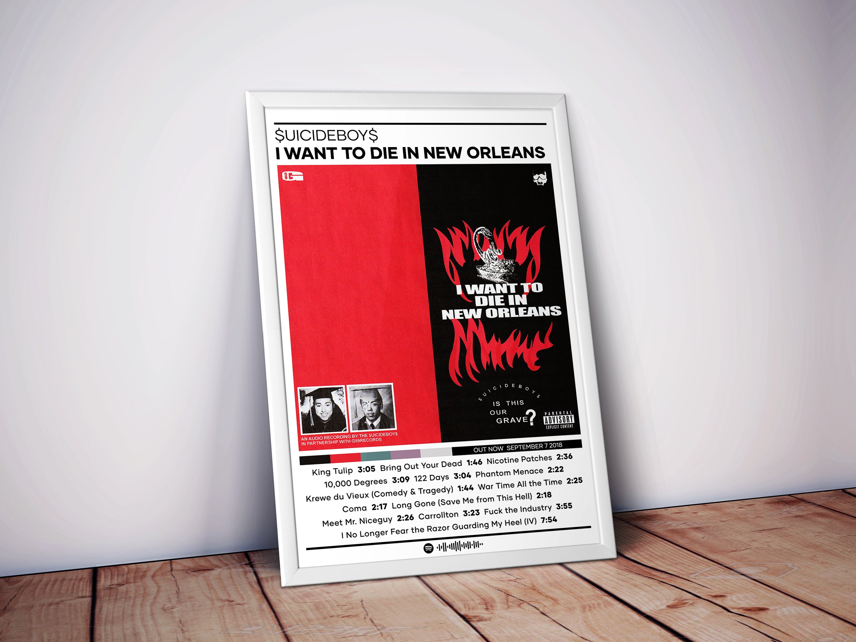 Discover SuicideboyS Poster | I Want to Die in New Orleans Poster